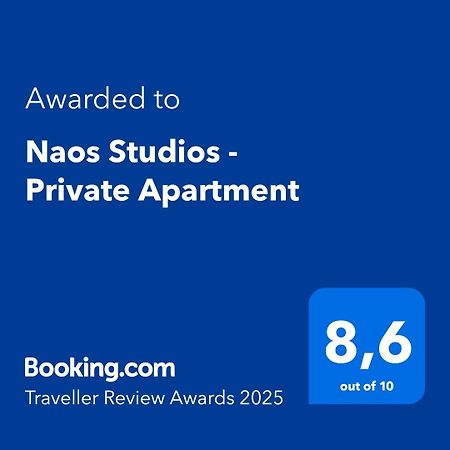 Naos Studios - Private Apartment Kávos Eksteriør billede